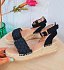Sandalias Negras
